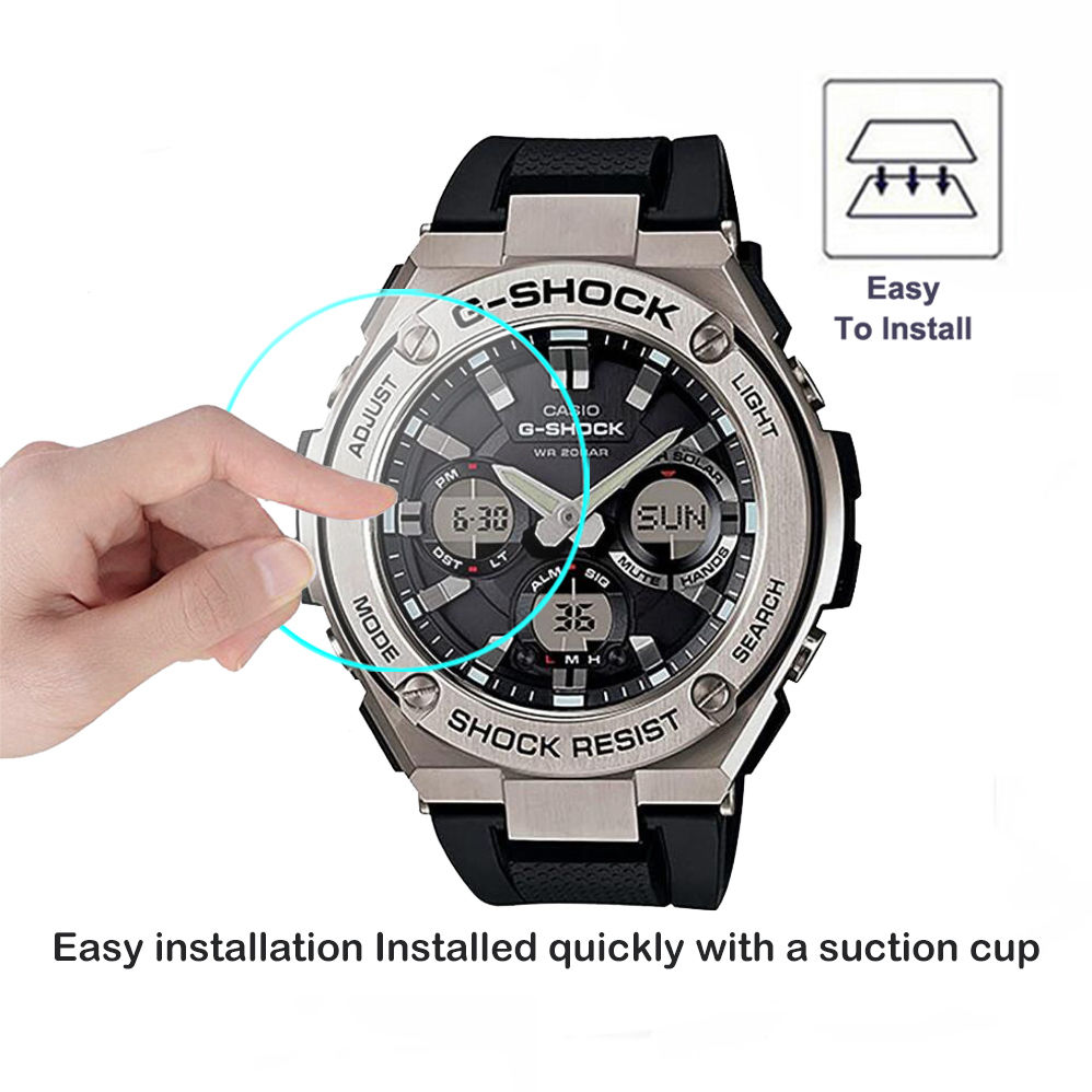 Set 2 Kính Cường Lực Trong Suốt 2.5D 9H Cho Đồng Hồ Casio G Shock gst-S110 S310 W310 S300 W330 gst-W110 B200 B100D GAS-100