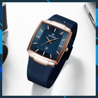 [Free ship - Hàng Chính Hãng - BH 12  tháng] Đồng hồ nam Reward mặt vuông, hàng chính hãng bảo hành 1 năm