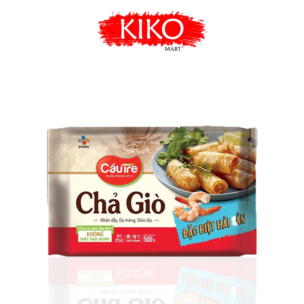 Chả Giò Đặc Biệt Hải Sản Cầu Tre CJ 500g