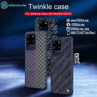 ỐP LƯNG SAMSUNG GALAXY S20 ULTRA - S20 ULTRA 5G NILLKIN TWINKLE PHẢN QUANG CHÍNH HÃNG [NEW SALEOFF]