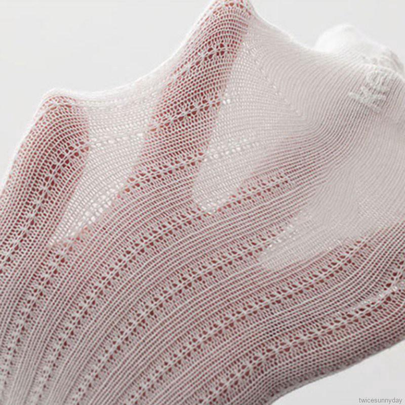 Quần tất len màu trắng đáng yêu cho bé gái