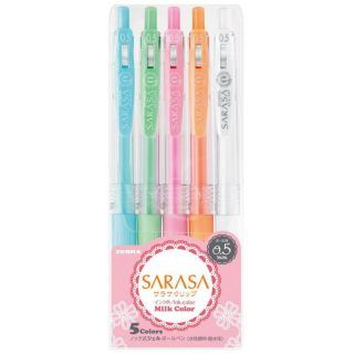 Set bút Zebra Sarasa Clip Milky