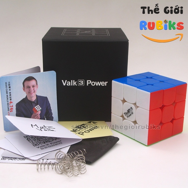 Rubik 3x3 QiYi Valk 3 POWER M 3x3x3 Có Sẵn Nam Châm