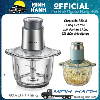 Máy xay thit - xay thưc phẩm đa năng tiện dụng bear qsj-c04r8s cối thủy tinh 2.5l công suất 350w himect