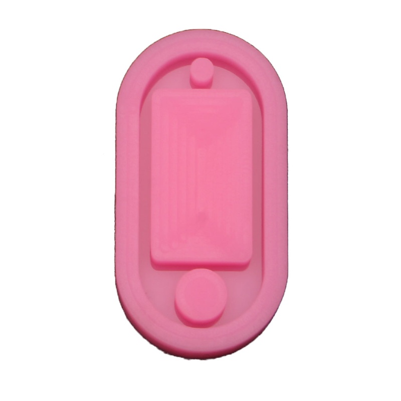Khuôn Silicone Làm Thẻ ID / Móc Khóa Bằng Resin Epoxy DIY