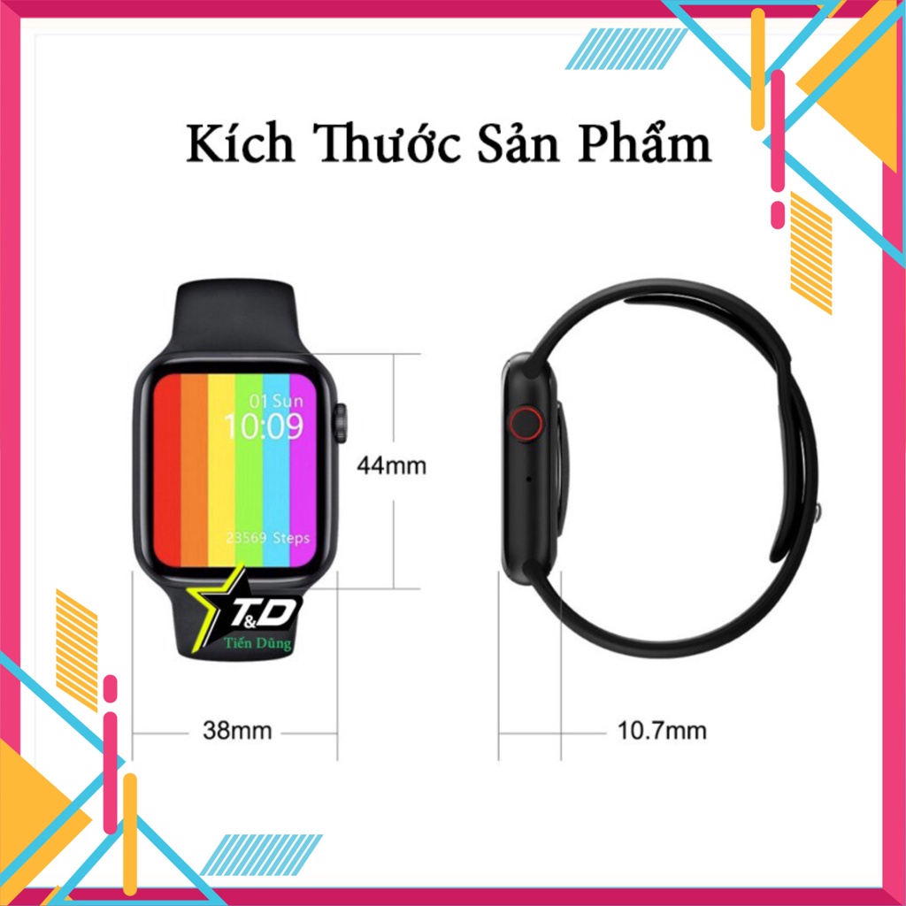 >>CỰC HOT Đồng hồ thông minh w26 chống nước nghe gọi - W26 theo dõi sức khỏe mầu W6 giống W26 >>>