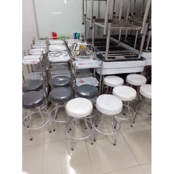 Ghế inox không bánh xe