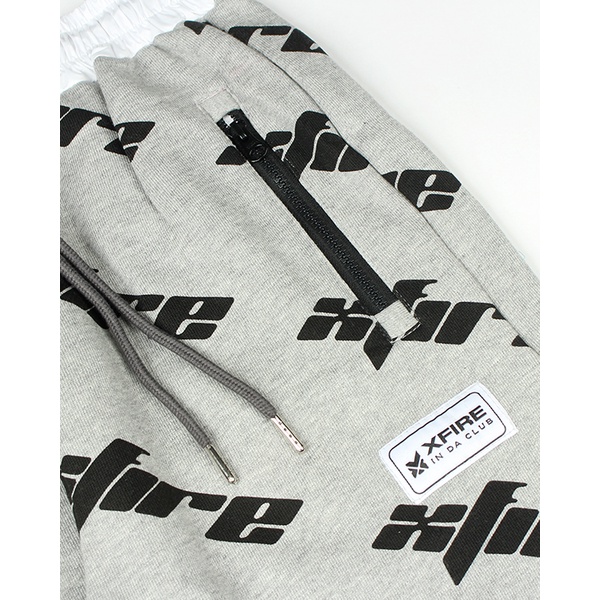 Quần Dài XF OVERSIZED MONOGRAM PANTS IN GREY