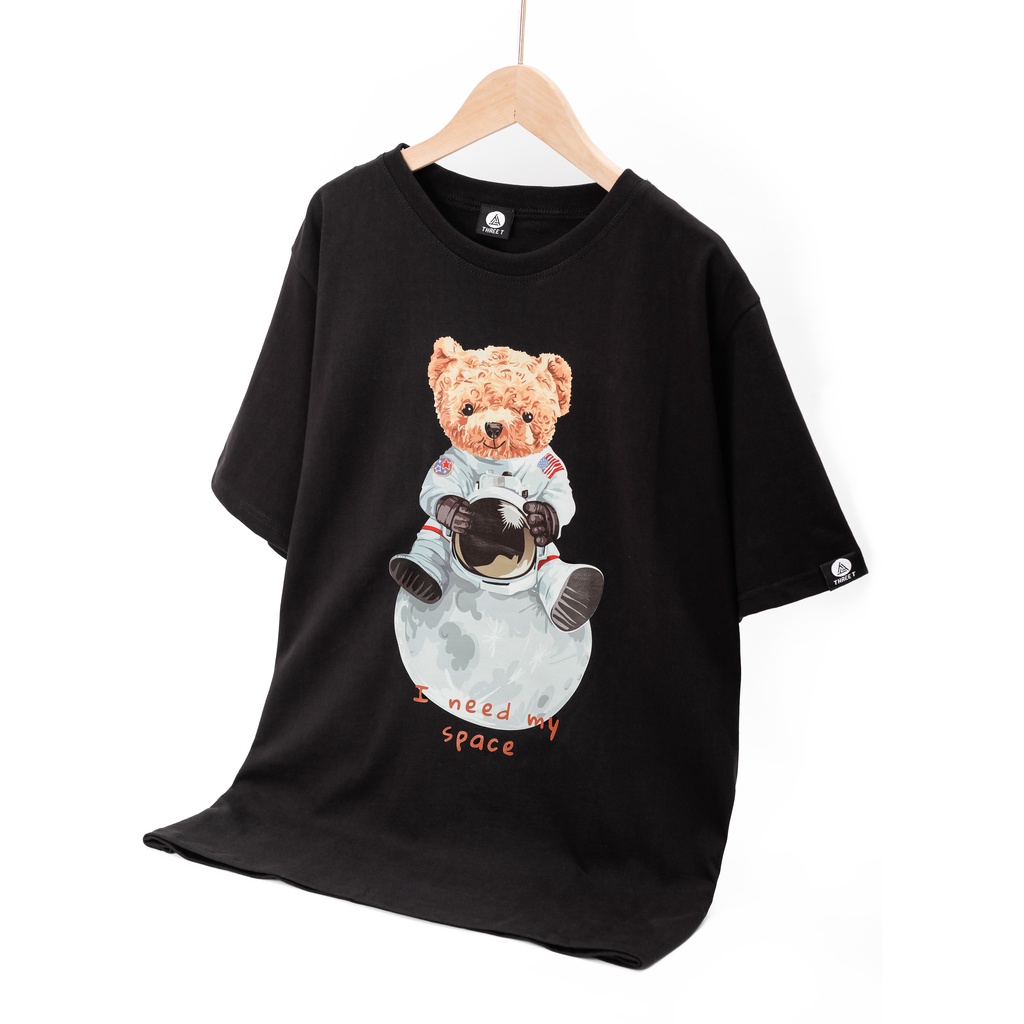 Áo Thun Unisex Three T Gấu Phi Hành Gia TG079