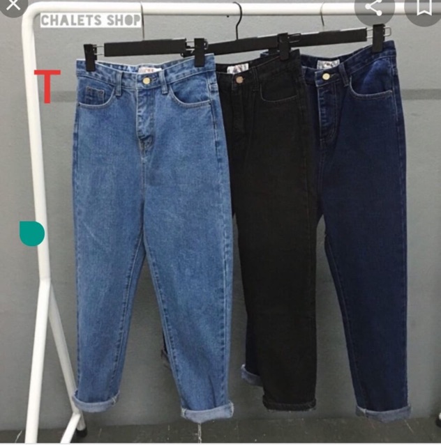 Quần bagy jeans trơn TT12