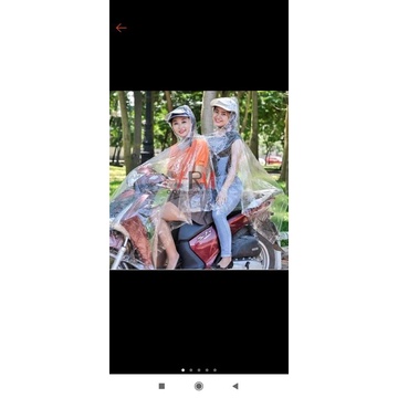 Áo Mưa Trong Suốt 2 Đầu Cánh Rơi Siêu Bền