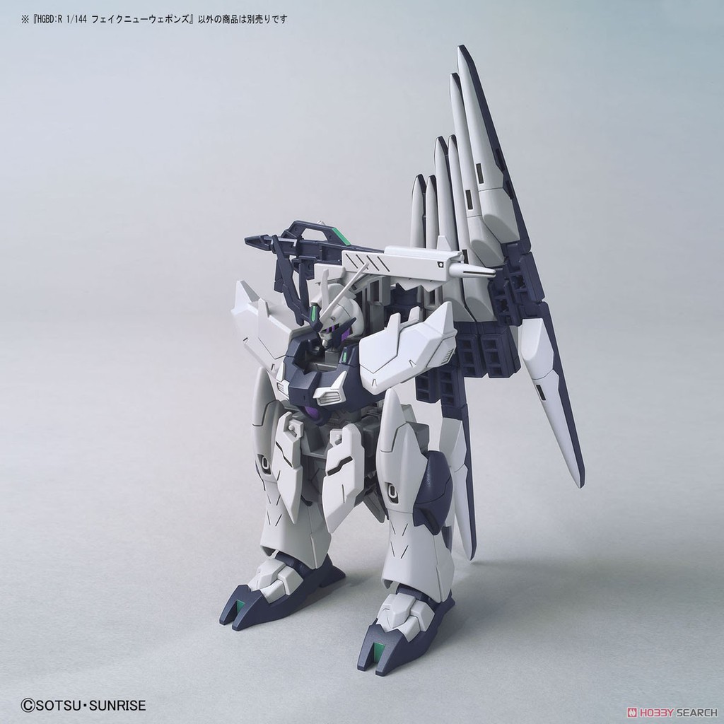 Gundam Bandai Hg Support Nu Weapons 1/144 Hgbd Build Divers Re: Rise Mô Hình Nhựa Đồ Chơi Lắp Ráp Anime Nhật