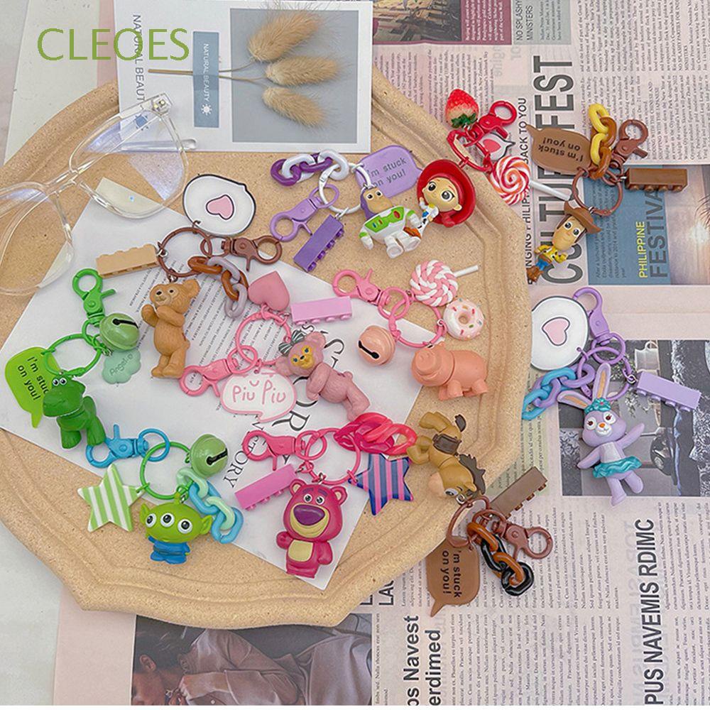 Móc Khóa Hình Nhân Vật Hoạt Hình Đáng Yêu ​Móc Khoá Túi Xách Unisex