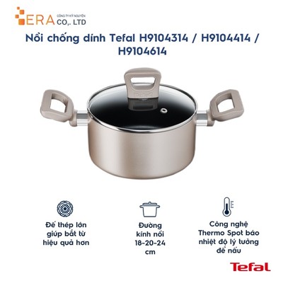 Nồi chống dính Tefal Sensations - 18cm (H- 9104314)  - Hàng chính hãng