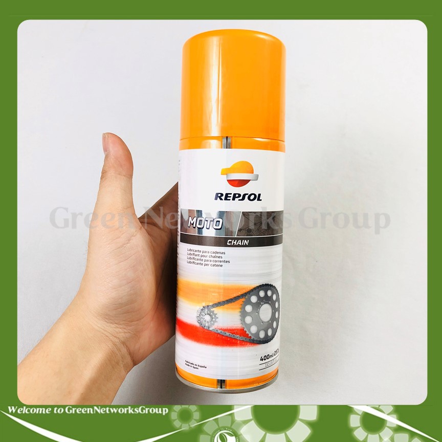 Chai xịt dưỡng sên Repsol 400ml Greennetworks