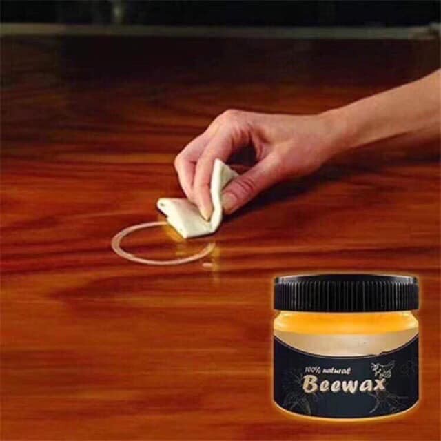 SÁP ONG LÀM SẠCH BÓNG ĐỒ GỖ | Sáp ong tự nhiên đánh bóng nội thất tiện lợi Beewax