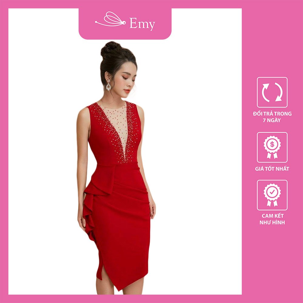 Đầm body dự tiệc tôn dáng siêu sang đủ size 30 đến 72kg - 75823