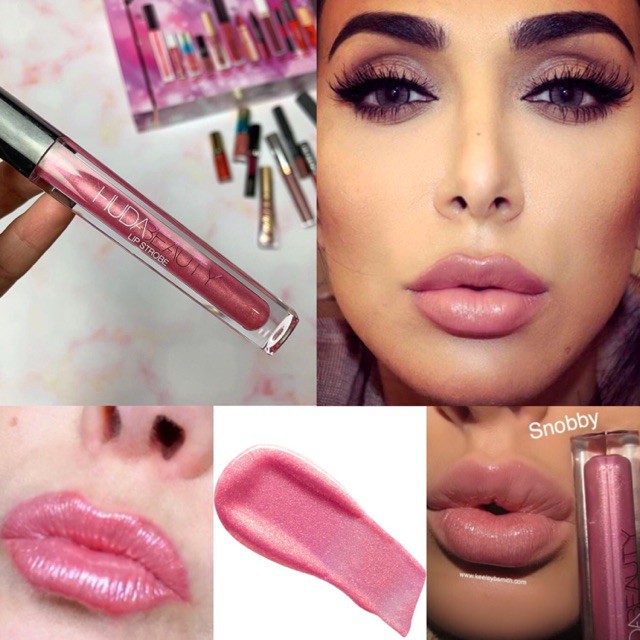 ‼️‼️ [FULLSIZE ] SON BÓNG HUDA BEAUTY LIPSTROBE MÀU  SNOBBY