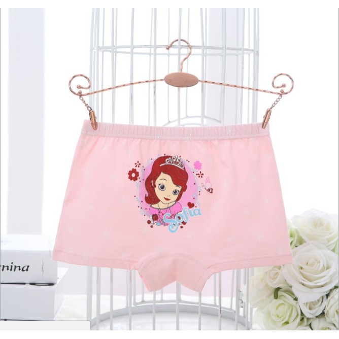 Quần chip đùi cho bé gái set 4 chiếc