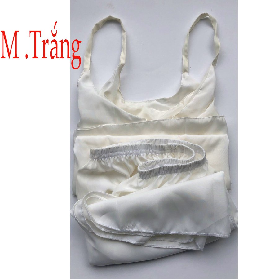 Xả1 Bộ Ngủ 2 Dây Nữ Chất Vải Lụa Mềm Poly, Bộ Ngủ Gợi Cảm Ảnh Shop Chụp | BigBuy360 - bigbuy360.vn