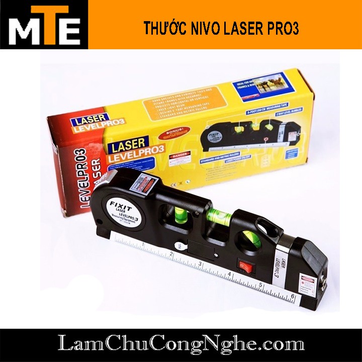 Thước Nivo Laser PRO3 cân mực laser đa năng