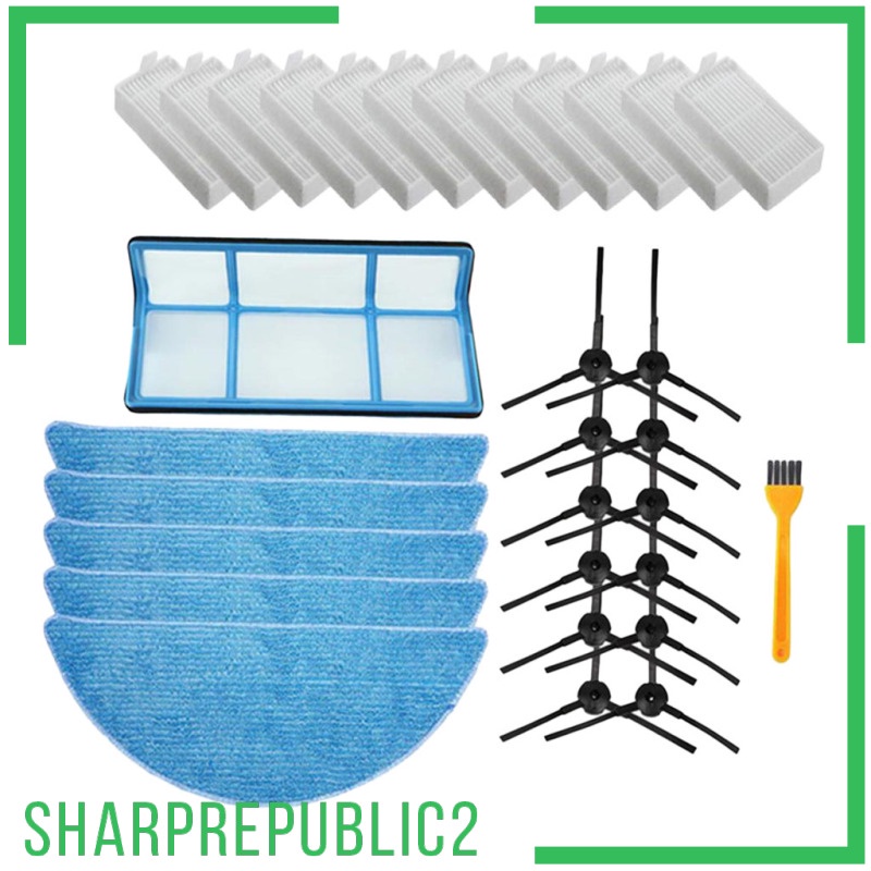 Filter Kit Replacement for ILIFE V3/V5/V5S Robot Vacuum Cleaner Accessory