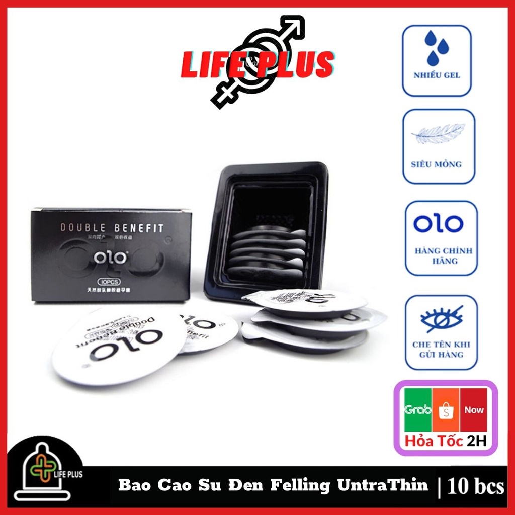 Bao Cao Su Siêu Mỏng Untra Thin Hộp 10 bcs Kéo Dài Thời Gian Quan Hệ, Tăng Khoái Cảm. Life Plus Store