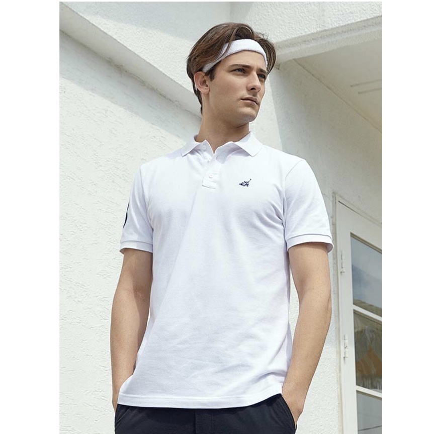 Hàng xuất xịn - Áo thun polo có cổ nam cotton gai xuất khẩu