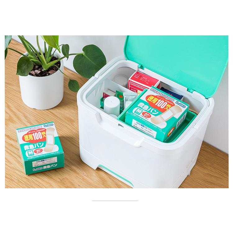 Hộp 100 Băng Keo Cá Nhân Chống Thấm Nước, Chống Bụi, Thoáng Khí Hỗ Trợ Cầm Máu Nhanh Chóng