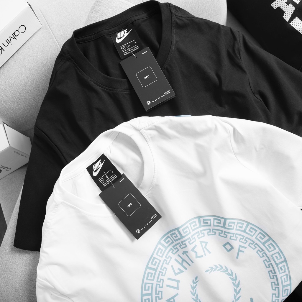 Áo thun nam Kboy Shop Áo phông tay ngắn cổ tròn Unisex 2 màu Trắng Đen dáng ôm phối cực cá tính - V103 | BigBuy360 - bigbuy360.vn