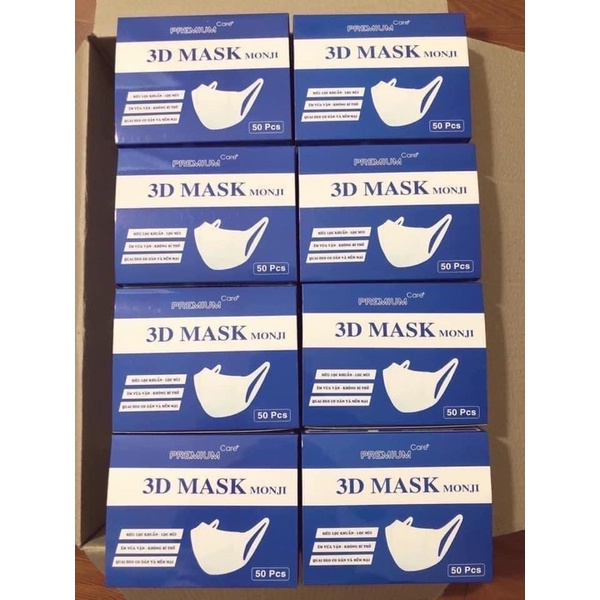 1 HỘP KHẨU TRANG 3D MASK CÁC HÃNG 50 CÁI (CHÍNH HÃNG) | BigBuy360 - bigbuy360.vn
