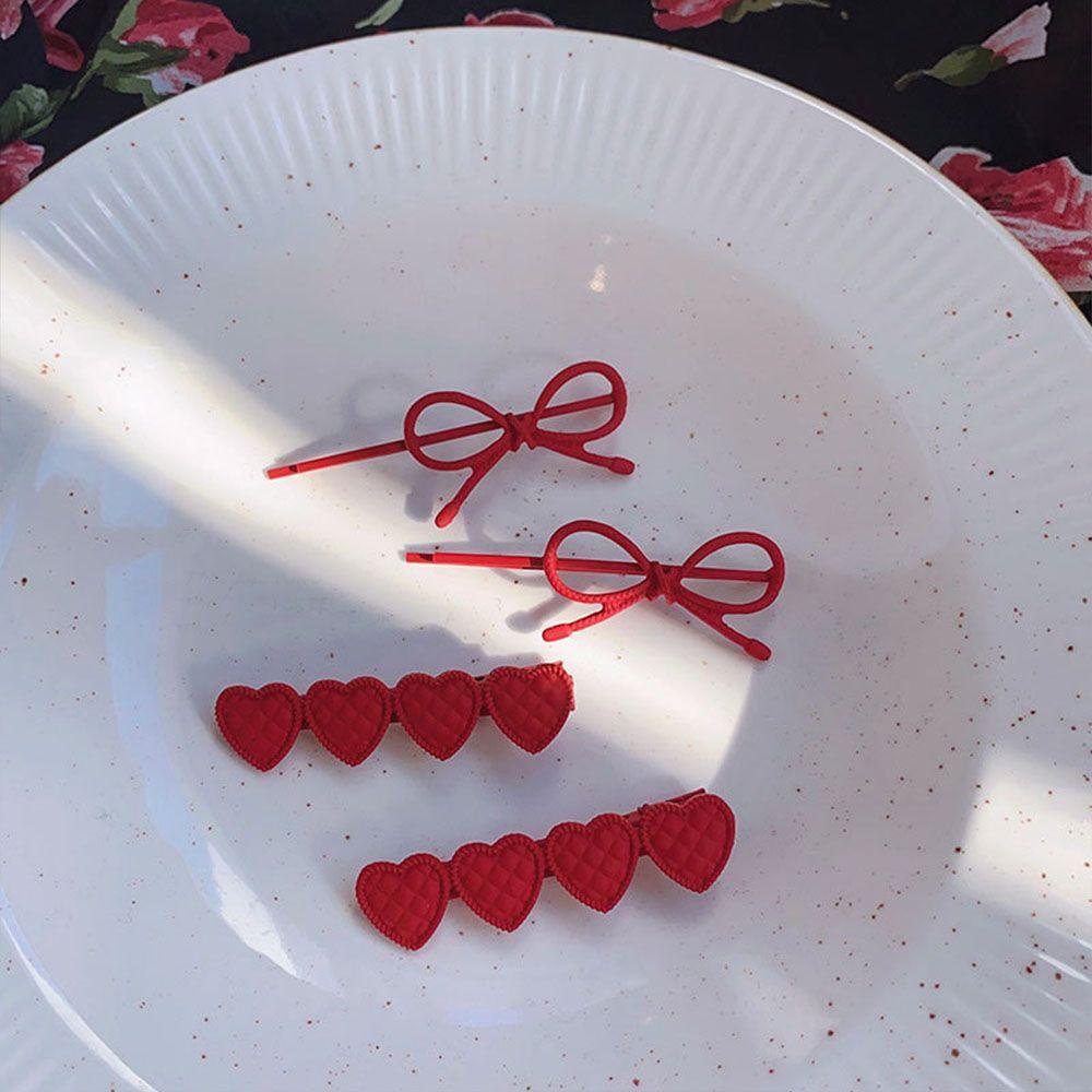 Kẹp Tóc Hình Trái Tim Nhỏ Xinh Xắn Thời Trang Cho Bạn Gái