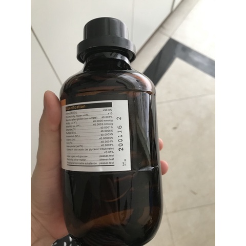 Glycerol hay glyxerol glycerin glyxerin chai 500ml sản phẩm ức chế mọc lông sau triệt máy glycerol