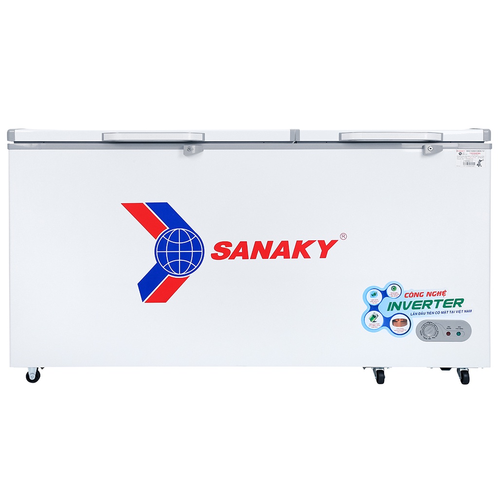 Tủ đông Inveter SANAKY 530 lít VH-6699HY3 - 1 NGĂN 2 CÁNH, DÀN LẠNH ĐỒNG, MIỄN PHÍ GIAO HÀNG HCM.