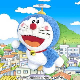 Doraemon Chong Chóng Lông Xù Chính Hãng Gấu Bông Nhật Disney Amuse Authentic