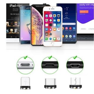 ✔️đầu sạc từ nam châm cho micro usb hoặc type c hoặc apple - micro usb/type-c/ios