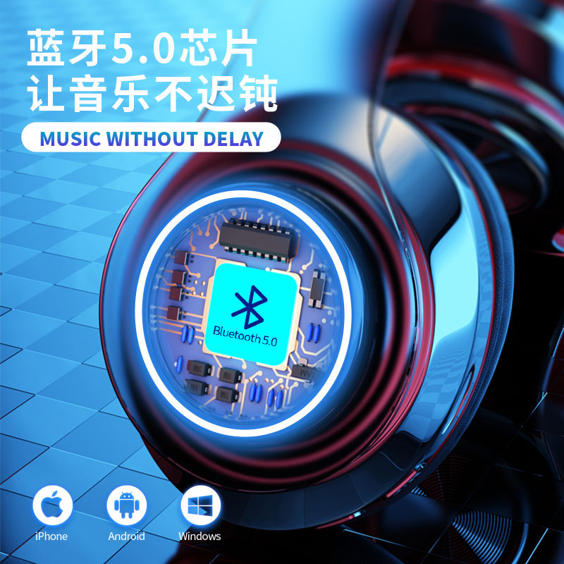 Tai Nghe Bluetooth Không Dây Phát Sáng Phong Cách Thể Thao | BigBuy360 - bigbuy360.vn