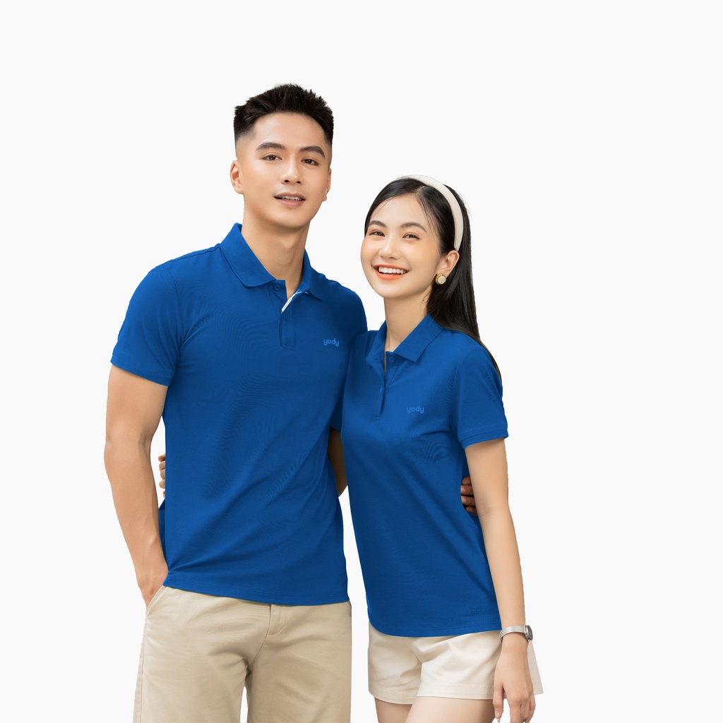 Áo Polo YODY Nam Vải Thun Cotton Mắt Chim Tay Ngắn Thoáng Mát, Mềm Mịn Thời Trang APM5431