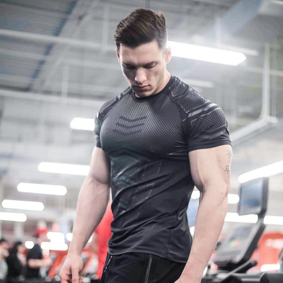 Áo Thể Thao Tập Gym Nam Ôm Body,Tay Ngắn ZK TẠP HÓA GYM