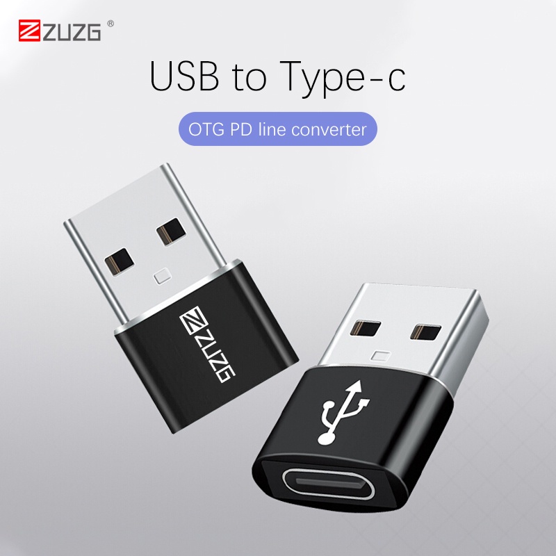 Jack chuyển đổi ZUZG truyền dữ liệu cực nhanh OTG T3 USB to Type - C