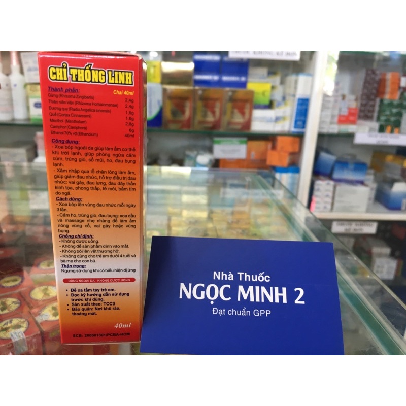 ✅ [Chính Hãng] Dầu xoa bóp chỉ thống linh hiệu Chánh Đại dạng xịt 40ml