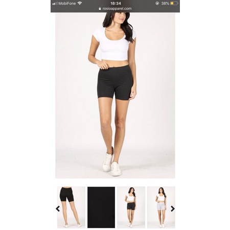 Quần legging đùi siêu co giãn Rosio nữ( m30)