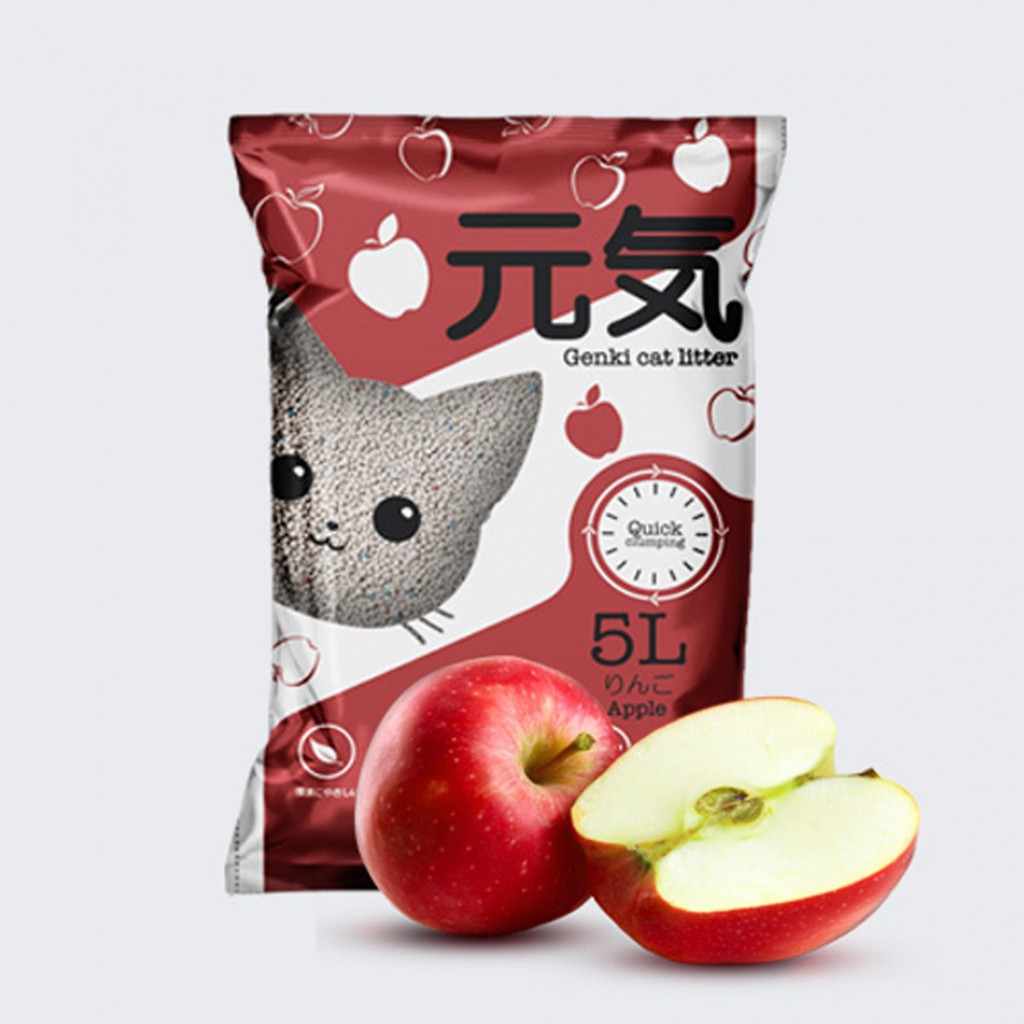 CÁT VỆ SINH GENKI CHO MÈO - TÚI 5L - HAYUMI PETSHOP