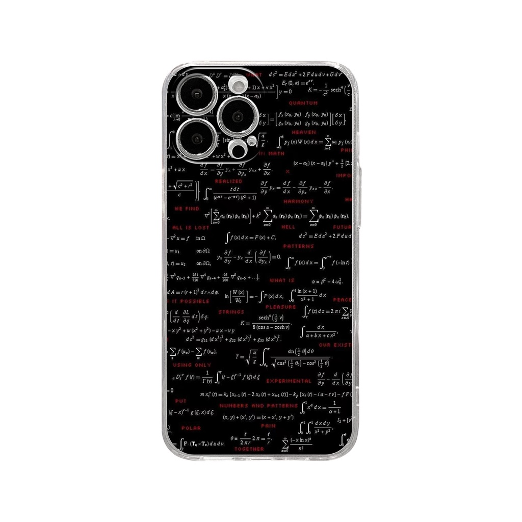 Ốp Điện Thoại Silicon Mềm Hình Công Thức Toán Học Cho Xiaomi MI 8 9 10 11 12 12X Lite Redmi Note 8 9 11Pro 10Pro 9A 9SE