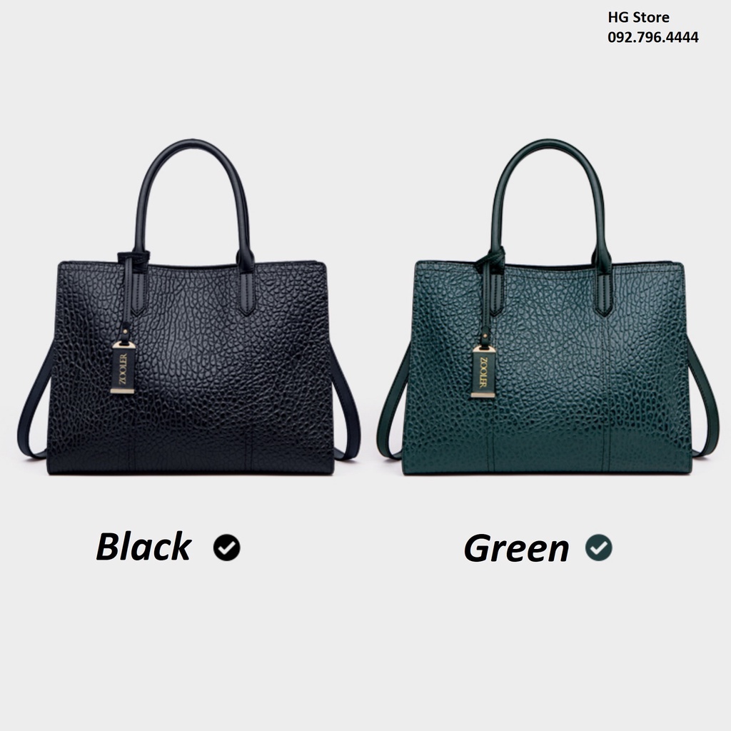 Túi Xách Nữ Hàn Quốc Da Bò Italy Cao Cấp Zooler FullBox ZL024 Size 33cm Làm Quà Tặng, Sinh Nhật, Quà Biếu