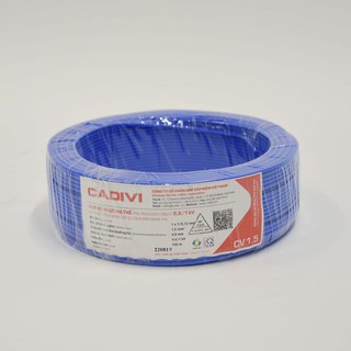 Dây điện đơn CADIVI 1.5 - 100 MÉT