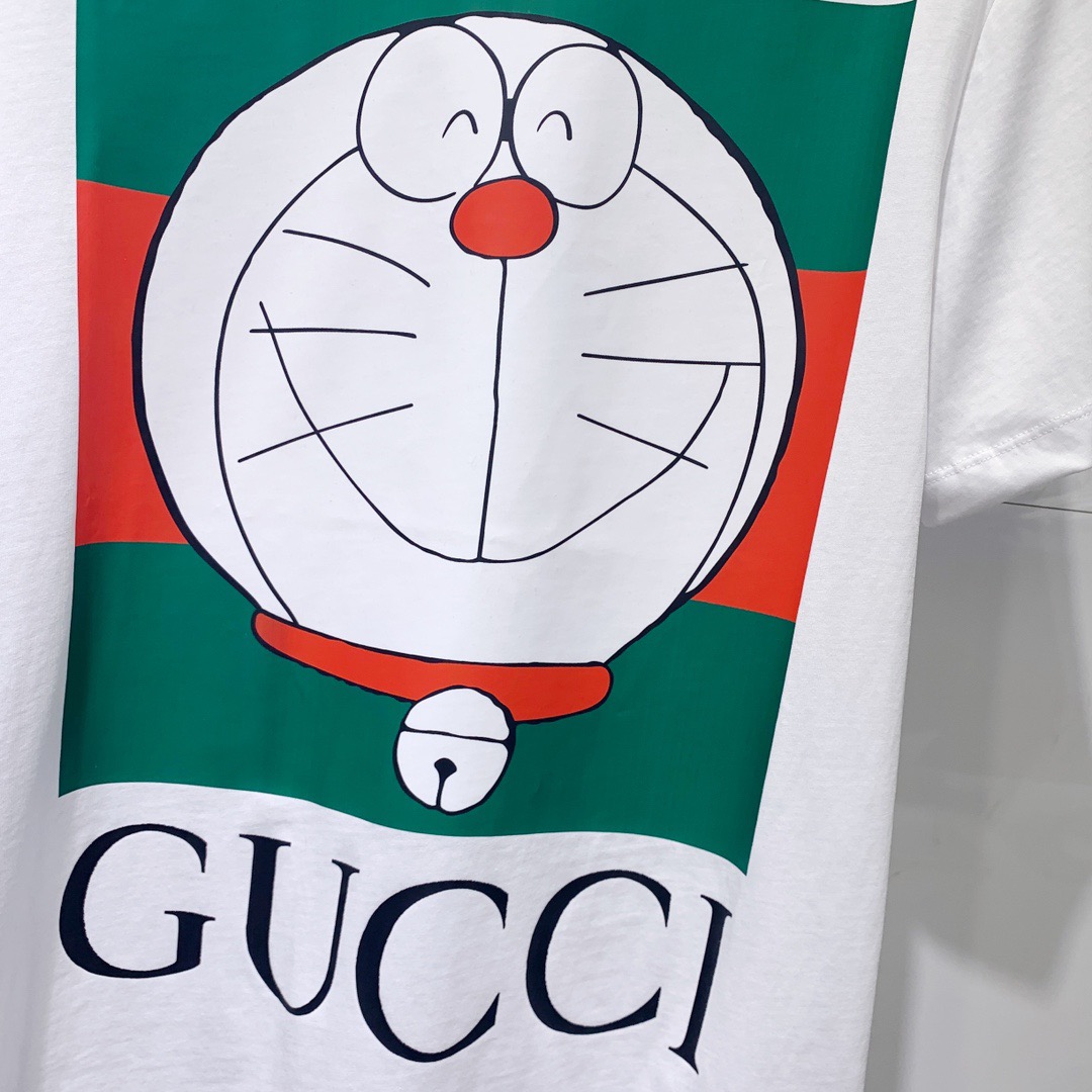 DORAEMON Áo Thun Ngắn Tay In Logo Gucc1 2021