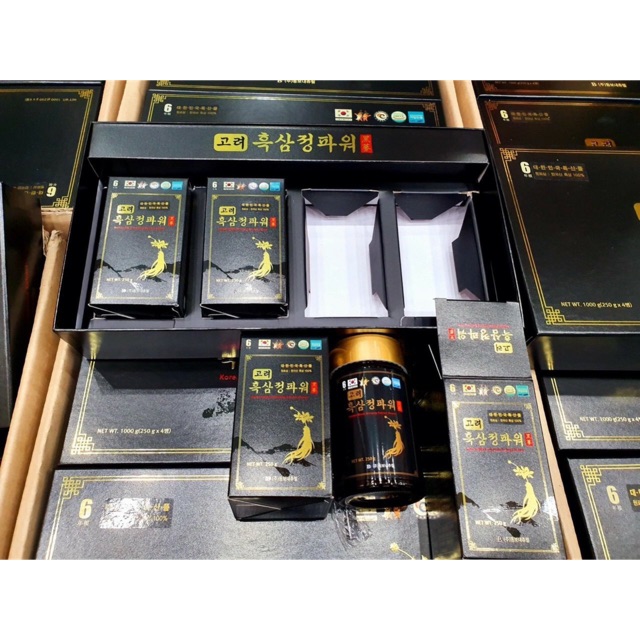 Cao Hắc Sâm MK-KOREAN Hàn Quốc Sét 4 lọ 240g