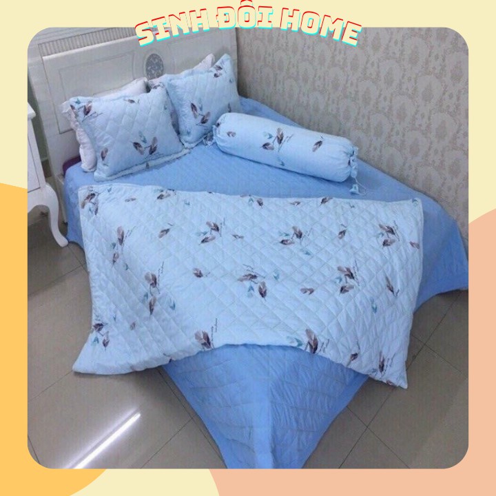 BỘ GA GỐI COTTON ĐŨI HOA CẢI - GADUIHOACAI