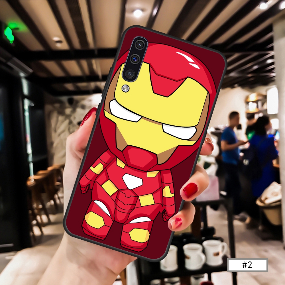 Ốp điện thoại mềm họa tiết nhân vật siêu anh hùng Avengers cho SAMSUNG A10 A20 A30 A50 A7 A8 A9 A2 Core J2 Pro J2